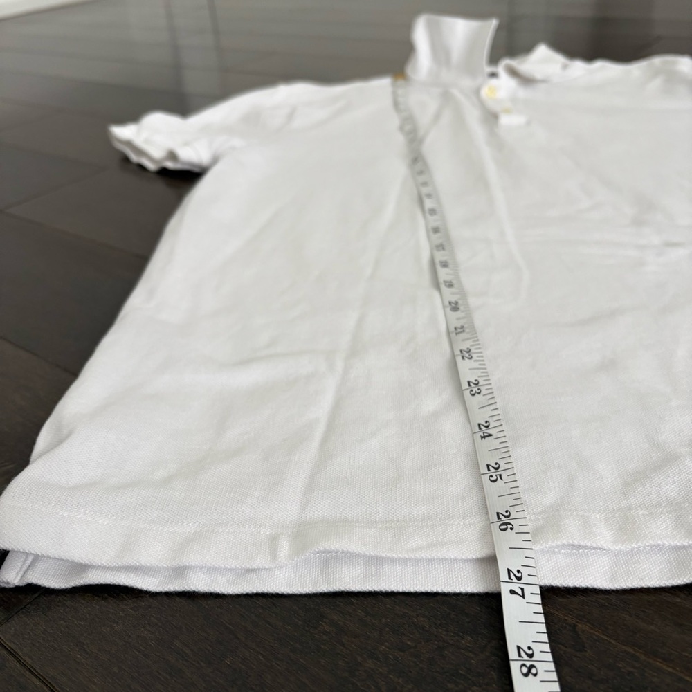 Express White Polo Shirt Men’s Medium Short Sleeve Classic Logo 100% Cotton - Picture 7 of 7
